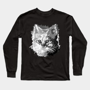 Black and white cat Long Sleeve T-Shirt